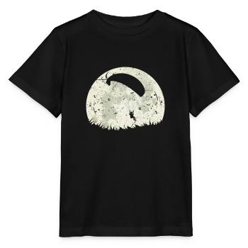 Paragliding - Stanley/Stella Kinder T-Shirt MINI CREATOR  - Schwarz - Vorne - Mikhail (115cm)