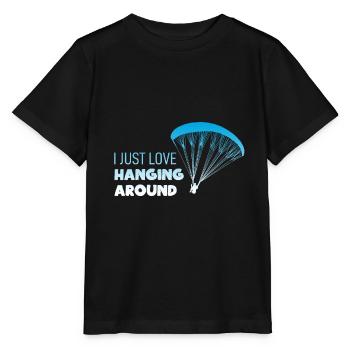 Paragliding - Stanley/Stella Kinder T-Shirt MINI CREATOR  - Schwarz - Vorne - Mikhail (115cm)