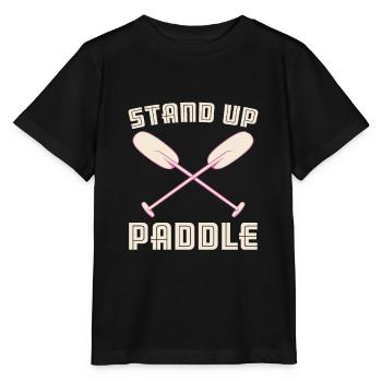 SUP - Stanley/Stella Kinder T-Shirt MINI CREATOR  - Schwarz - Vorne - Mikhail (115cm)