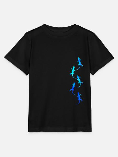 Geckos - Stanley/Stella Kinder T-Shirt MINI CREATOR  - Schwarz