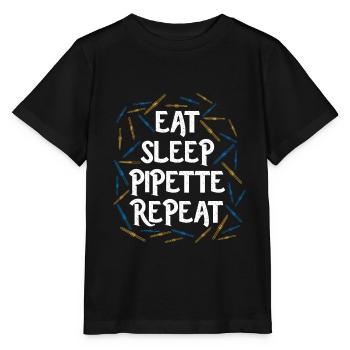 Biology research - Stanley/Stella MINI CREATOR Kids’ T-Shirt - black - Front - Mikhail (115cm)