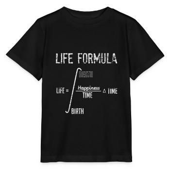 Formule physique - T-shirt bio MINI CREATOR Stanley/Stella Enfant - noir - Devant - Mikhail (115cm)