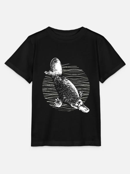 Schnabeltier Liebhaber - Stanley/Stella Kinder T-Shirt MINI CREATOR  - Schwarz