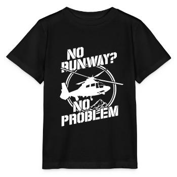 pilot - Stanley/Stella MINI CREATOR Kids’ T-Shirt - black - Front - Mikhail (115cm)