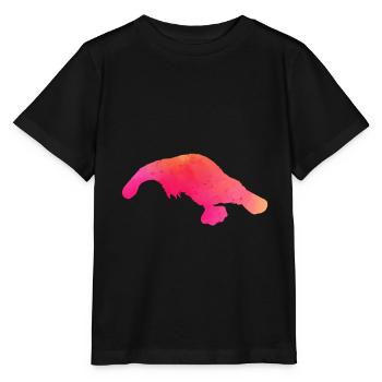 ornithorynque - T-shirt bio MINI CREATOR Stanley/Stella Enfant - noir - Devant - Mikhail (115cm)