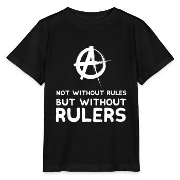 anarchy - Stanley/Stella MINI CREATOR Kids’ T-Shirt - black - Front - Mikhail (115cm)