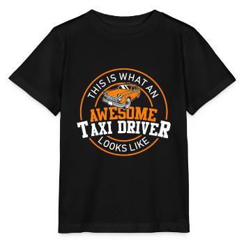 Taxifahrer - Stanley/Stella Kinder T-Shirt MINI CREATOR  - Schwarz - Vorne - Mikhail (115cm)