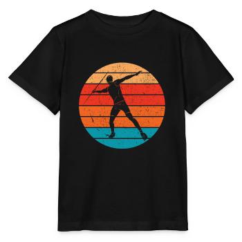 Lancer du javelot - T-shirt bio MINI CREATOR Stanley/Stella Enfant - noir - Devant - Mikhail (115cm)