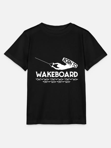 Wakeboarding Wakeboarder - Stanley/Stella Kinder T-Shirt MINI CREATOR - Schwarz