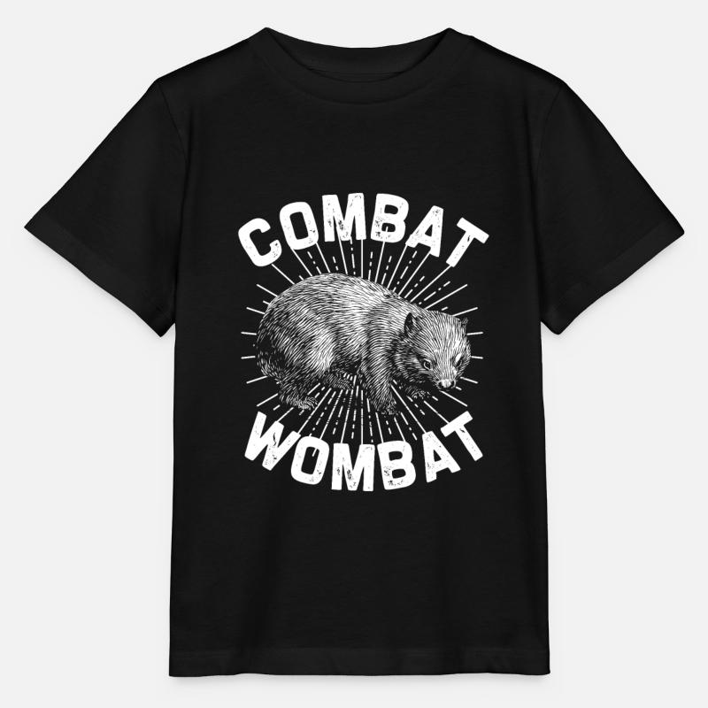 Wombat Australia - T-shirt bio MINI CREATOR Stanley/Stella Enfant - noir