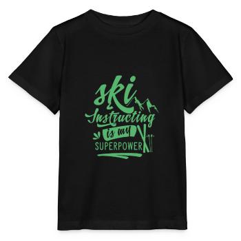 Skilehrerin Skilehrer Skiclub Ski Instructor Ski - Stanley/Stella MINI CREATOR Kids’ T-Shirt - black - Front - Mikhail (115cm)