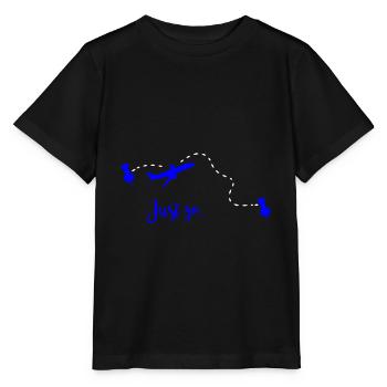 Trip world trip - Stanley/Stella MINI CREATOR Kids’ T-Shirt - black - Front - Mikhail (115cm)