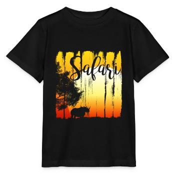 Rhino Africa - Stanley/Stella MINI CREATOR Kids’ T-Shirt - black - Front - Mikhail (115cm)