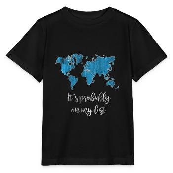 Reisen - Stanley/Stella Kinder T-Shirt MINI CREATOR  - Schwarz - Vorne - Mikhail (115cm)