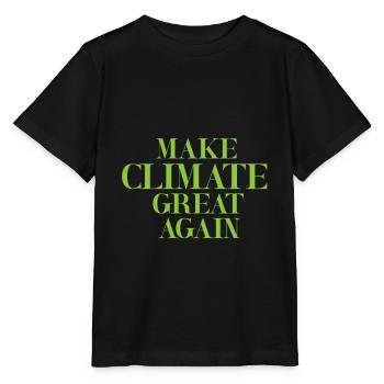 Klimawandel Klima - Stanley/Stella Kinder T-Shirt MINI CREATOR  - Schwarz - Vorne - Mikhail (115cm)