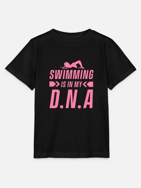 Schwimmerin Schwimmerin Schwimmerin Schwimmerin - Stanley/Stella T-shirt MINI CREATOR til børn - sort