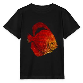 Poisson - T-shirt bio MINI CREATOR Stanley/Stella Enfant - noir - Devant - Mikhail (115cm)