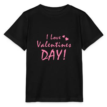 Valentine Valentine Valentine Saint Valentin Date - T-shirt bio MINI CREATOR Stanley/Stella Enfant - noir - Devant - Mikhail (115cm)