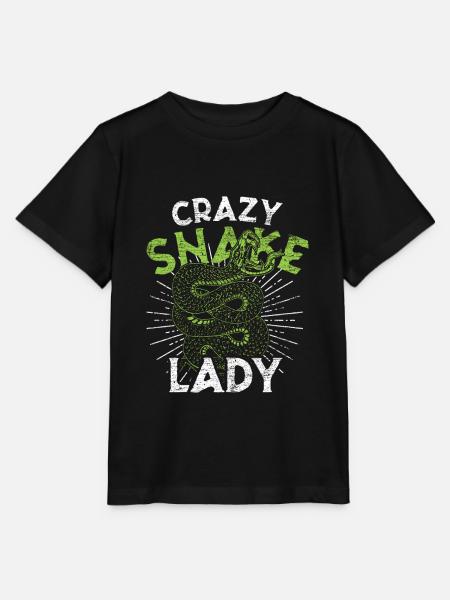 Schlange Lady - Stanley/Stella Kinder T-Shirt MINI CREATOR  - Schwarz