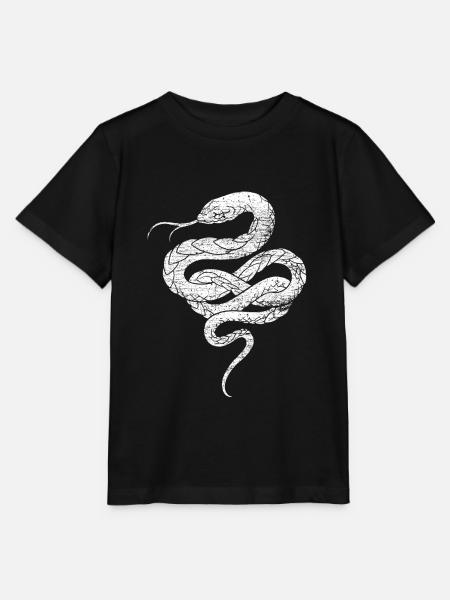 Snake Snake tongue Snake skin - Stanley/Stella MINI CREATOR Kids’ T-Shirt - black