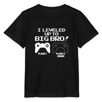 Grand frère - T-shirt bio MINI CREATOR Stanley/Stella Enfant - noir - Devant - Mikhail (115cm)