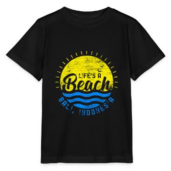 Bali - Stanley/Stella Kinder T-Shirt MINI CREATOR  - Schwarz - Vorne - Mikhail (115cm)