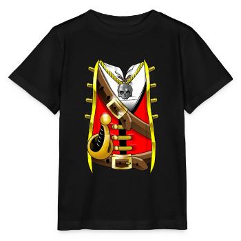Pirate Costume Boy Carnival Carnival Carnival - Stanley/Stella MINI CREATOR Kids’ T-Shirt - black - Front - Mikhail (115cm)