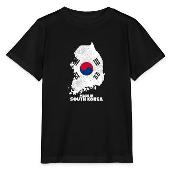 Corée du Sud Pays Asie - T-shirt bio MINI CREATOR Stanley/Stella Enfant - noir - Devant - Mikhail (115cm)