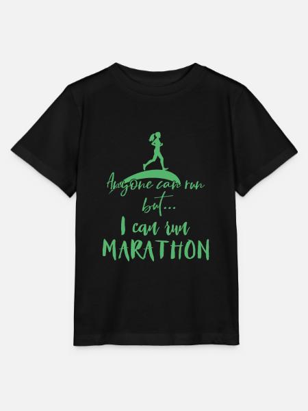 Marathonläufer - Stanley/Stella Kinder T-Shirt MINI CREATOR  - Schwarz