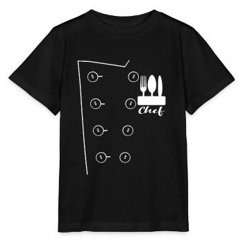 KOCH Kitchen - Stanley/Stella MINI CREATOR Kids’ T-Shirt - black - Front - Mikhail (115cm)