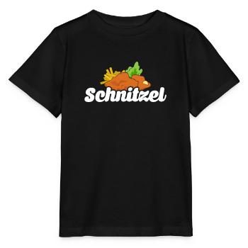 Schnitzel cadeau manger délicieux pané - T-shirt bio MINI CREATOR Stanley/Stella Enfant - noir - Devant - Mikhail (115cm)