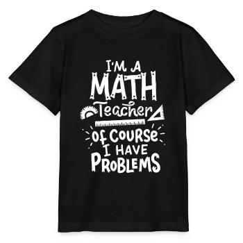 Mathelehrer - Stanley/Stella Kinder T-Shirt MINI CREATOR  - Schwarz - Vorne - Mikhail (115cm)