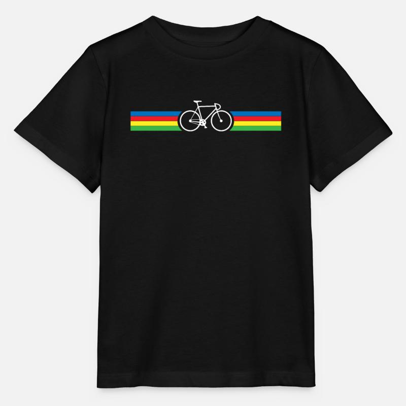 Vélo cadeau vélo roue anniversaire roue - T-shirt bio MINI CREATOR Stanley/Stella Enfant - noir