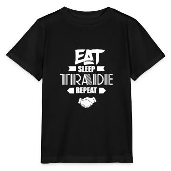 Stock Exchange Trading Trader - Stanley/Stella MINI CREATOR Kids’ T-Shirt - black - Front - Mikhail (115cm)