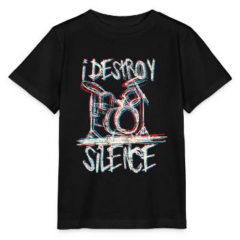 Drums drums drums - Stanley/Stella MINI CREATOR Kids’ T-Shirt - black - Front - Mikhail (115cm)