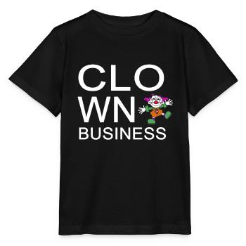 Clown - T-shirt bio MINI CREATOR Stanley/Stella Enfant - noir - Devant - Mikhail (115cm)