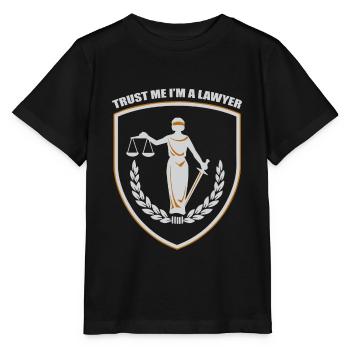 Croyez-moi, je suis un avocat - T-shirt bio MINI CREATOR Stanley/Stella Enfant - noir - Devant - Mikhail (115cm)