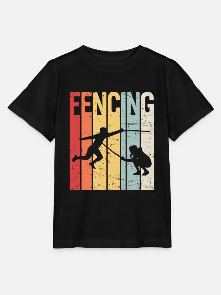 Fencing - Fecht - Shirt - Stanley/Stella Kinder T-Shirt MINI CREATOR  - Schwarz