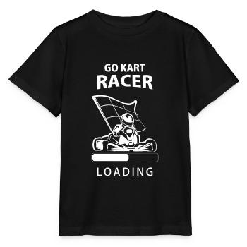 Go Kart Go kart cart driving race track - Stanley/Stella MINI CREATOR Kids’ T-Shirt - black - Front - Mikhail (115cm)