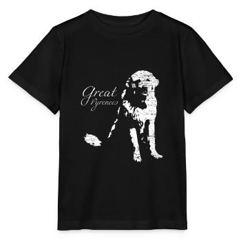 Pyreneenberghund Great Pyrenees - T-shirt bio MINI CREATOR Stanley/Stella Enfant - noir - Devant - Mikhail (115cm)