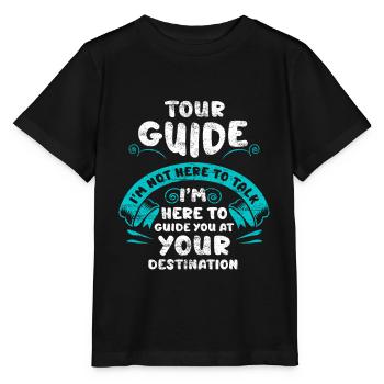 Les guides touristiques - T-shirt bio MINI CREATOR Stanley/Stella Enfant - noir - Devant - Mikhail (115cm)