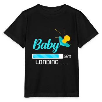 grossesse - T-shirt bio MINI CREATOR Stanley/Stella Enfant - noir - Devant - Mikhail (115cm)