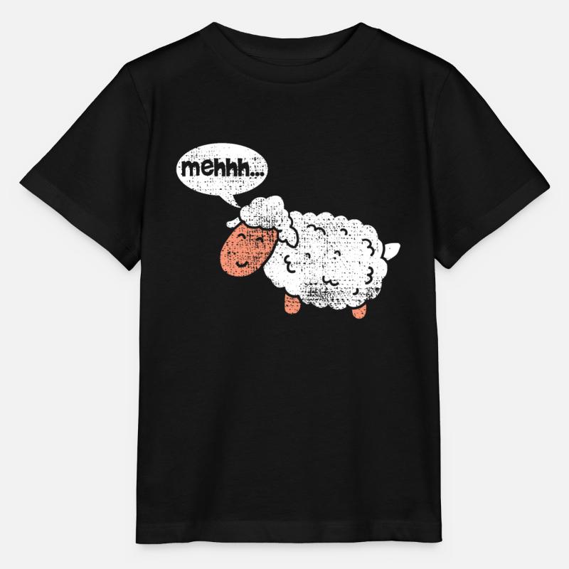 Sheep sheep - Stanley/Stella MINI CREATOR Kids’ T-Shirt - black