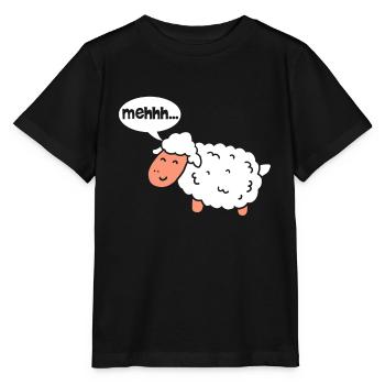 Sheep sheep sheep - Stanley/Stella MINI CREATOR Kids’ T-Shirt - black - Front - Mikhail (115cm)