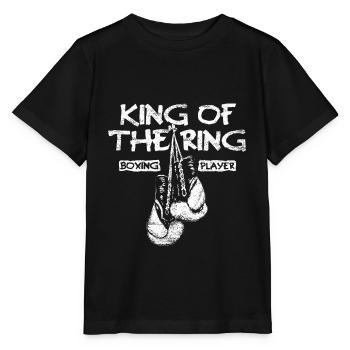 Idée de cadeau pour gant de boxe Boxer Boxer Arts Martiaux - T-shirt bio MINI CREATOR Stanley/Stella Enfant - noir - Devant - Mikhail (115cm)