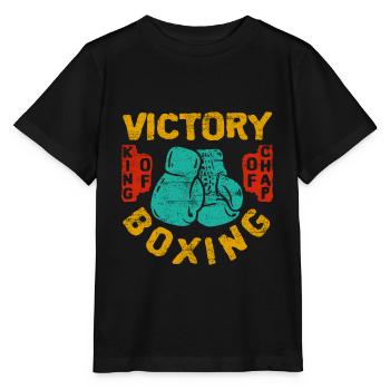 boxe - T-shirt bio MINI CREATOR Stanley/Stella Enfant - noir - Devant - Mikhail (115cm)