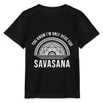Yoga Atmung Hata Yama Asana Bikram - Stanley/Stella Kinder T-Shirt MINI CREATOR  - Schwarz - Vorne - Mikhail (115cm)