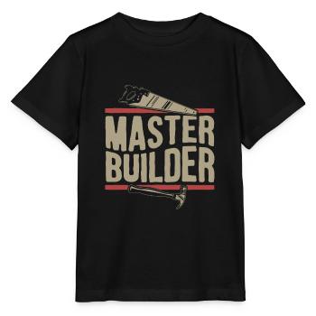 Builder - Stanley/Stella MINI CREATOR Kids’ T-Shirt - black - Front - Mikhail (115cm)