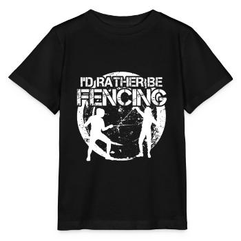 Fechten Fechten Fechten Fechten - Stanley/Stella Kinder T-Shirt MINI CREATOR  - Schwarz - Vorne - Mikhail (115cm)