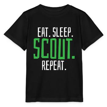 Scout Scouting - Stanley/Stella Kinder T-Shirt MINI CREATOR  - Schwarz - Vorne - Mikhail (115cm)